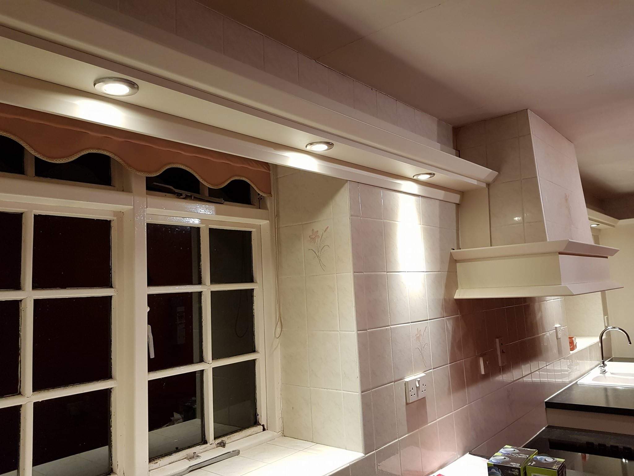 Kitchen downlight electrician in Sleaford